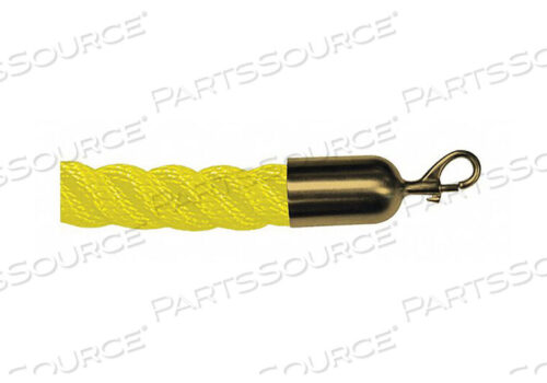 OEM#: ROPE-TWST-35-12/0-2-SNAP-2SBARRIER ROPE YLLW 12 FT.L ЛАТУННЫЙ ЗАЩЕЛКИВАЮЩИЙСЯ КОНЕЦ от Lawrence Metal