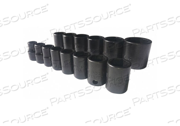 OEM#: 5130-01-650-3988 НАБОР ГОЛОВОК 14 ШТ. 3/8 DRIVE SZ МЕТРИЧЕСКИЙ от Ability One
