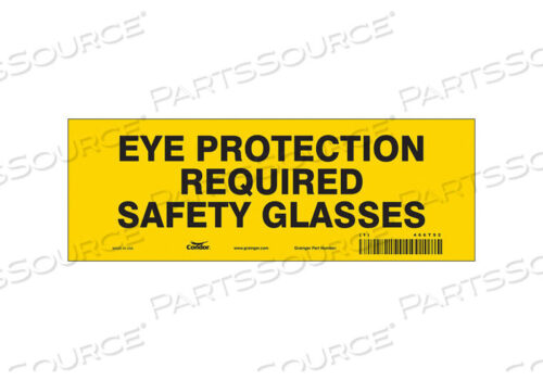OEM#: 466T92ЗНАК БЕЗОПАСНОСТИ 10 Ш 3-1/2 В 0,004 ТОЛЩИНА от Condor