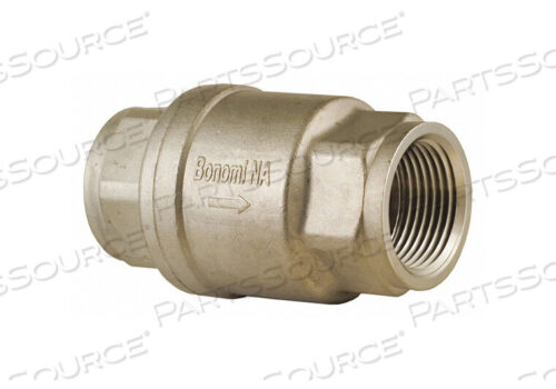 OEM#: S800-1/2SPRING CHECK VALVE 316 SS 1/2 FNPT by Bonomi