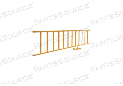 OEM#: SPR-120-YSAFETY СТАЛЬНОЙ ОЦИНКОВАННЫЙ РЕЛЬС С КРОНШТЕЙНОМ 10 ФУТОВ. ЖЕЛТЫЙ, ТОЛЬКО РЕЛЬСЫ от Vestil Manufacturing Corp.