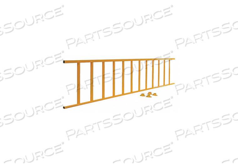OEM#: SPR-120-YSAFETY СТАЛЬНОЙ ОЦИНКОВАННЫЙ РЕЛЬС С КРОНШТЕЙНОМ 10 ФУТОВ. ЖЕЛТЫЙ, ТОЛЬКО РЕЛЬСЫ от Vestil Manufacturing Corp.