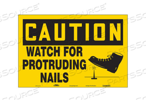 SAFETY SIGN 36 W 24 H 0.004 THICKNESS