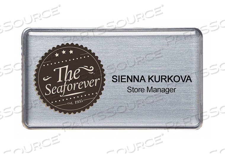 OEM#: 906821BADGE INKJET BLANK LEGEND PK10 от Mighty Badge