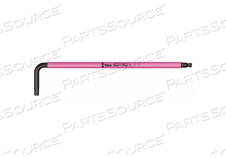 OEM#: 05022606001Шестигранный ключ с шаровым наконечником, метрический, размер наконечника 3 мм от Wera