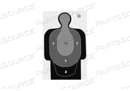 OEM#: BLEA-2-50WA CRIMINAL JUSTICE TRAINING TGT PK50 by LE Targets