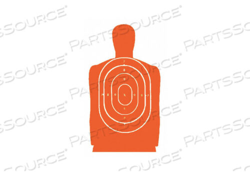 OEM#: B-27S ORANGE-50B-27 STANDARD TARGET 45 IN H PK50 от LE Targets