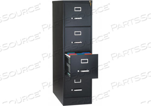 OEM#: 1669926-1/2 ГЛУБОКИЙ ВЕРТИКАЛЬНЫЙ ШКАФ ДЛЯ ФОТОГРАФИЙ С 4 ЯЩИКАМИ ФОРМАТА LETTER - ЧЕРНЫЙ от Hirsh