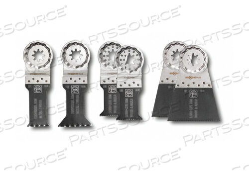 OEM#: 35222942080КОМПЛЕКТ ПИЛЬНЫХ ЛЕЗВИЙ ДЛЯ ОСЦИЛЛЯЦИОННОЙ ПИЛЫ 6 ШТ. от Fein