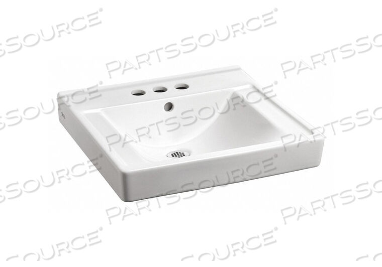 OEM#: 9024004EC.020РАКОВИНА ДЛЯ ТУАЛЕТА С 3 ОТВЕРСТИЯМИ И ПЕРЕЛИВОМ СЗАДИ по американскому стандарту