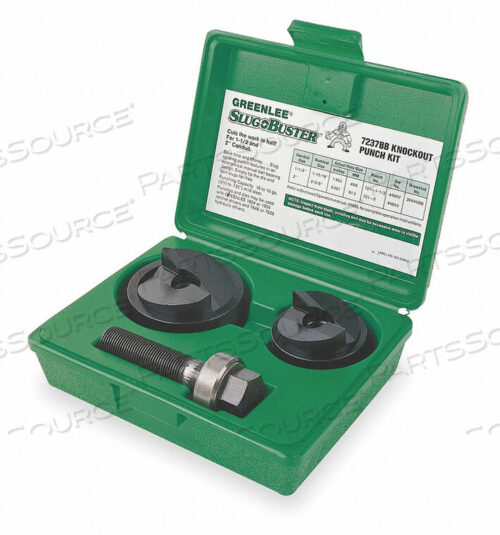 OEM#: 7237BBHYDRAULIC PUNCH DRIVER SET 10 GA. STEEL by Greenlee