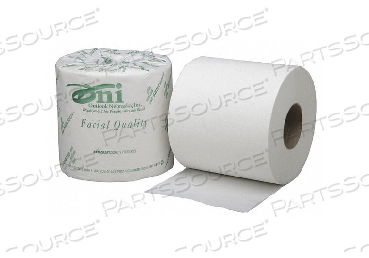 OEM#: 8540-01-380-0690TOILET PAPER SIZE 4 X 4 IN. WHITE PK80 by Ability One