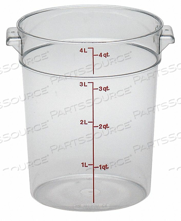 OEM#: CARFSCW4135КРУГЛЫЙ КОНТЕЙНЕР. ИСПОЛЬЗУЙТЕ КРЫШКУ 4UKA9 PK12 от Cambro