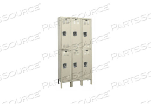 OEM#: U3258-2G-PTWRDRB LOCKR LVRD 3 WIDE 2 TIER TAN от Hallowell