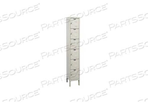 OEM#: U1258-6G-A-PTBOX LOCKR LVRED 1 WIDE 6 TIER TAN от Hallowell