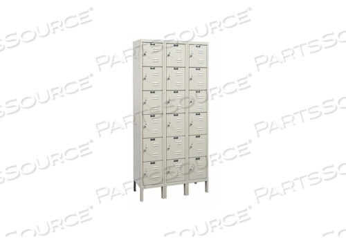 OEM#: U3288-6G-PTBOX LOCKR LVRED 3 WIDE 6 TIER TAN от Hallowell