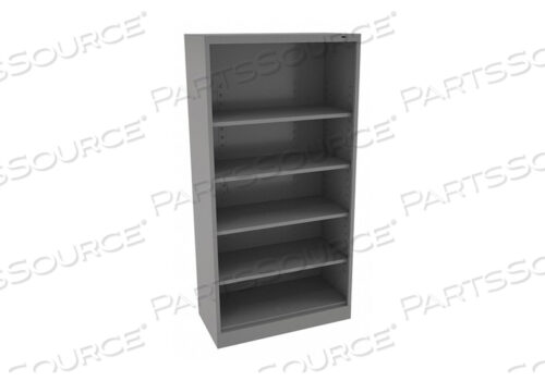 КНИЖНЫЙ ШКАФ СЕРЫЙ СВАРНОЙ 36 X 18 X 72