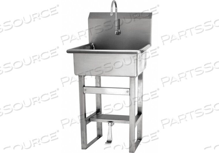 OEM#: 5241-0.5РАКОВИНА ДЛЯ РУК 46-1/2 ДЮЙМА H ДЛЯ МОНТАЖА НА ПОЛОВИНЕ от Sani-Lav