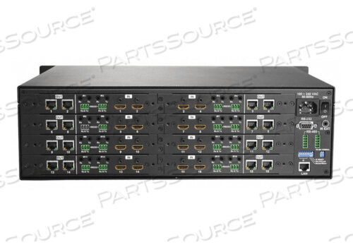 OEM#: HX-1616/HDBT ШАССИ (ПУСТОЕ) HDMI-ПЕРЕКЛЮЧАТЕЛЬ ЧЕРНЫЙ 32 ПОРТА от Ziamatic Corporation