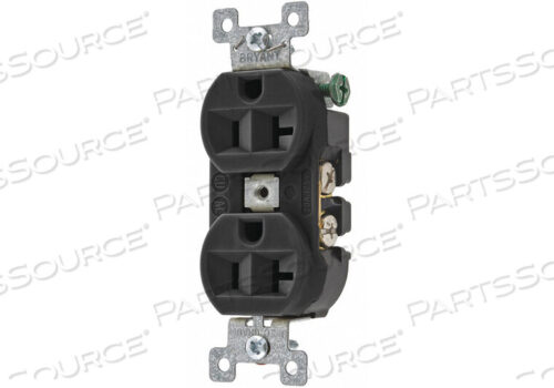 OEM#: 5362BBLKRECEPTACLE BLK 20A 125VAC DUPLEX OUTLET от Hubbell Power Systems