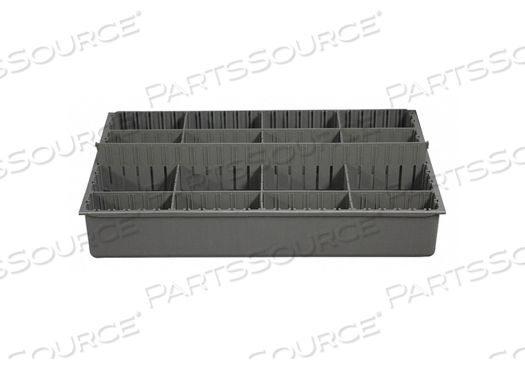 OEM#: 124-95-EXL-ВСТАВКА В ЯЩИК ОТ 1 ДО 16 ОТДЕЛЕНИЙ СЕРАЯ от Durham Manufacturing Company