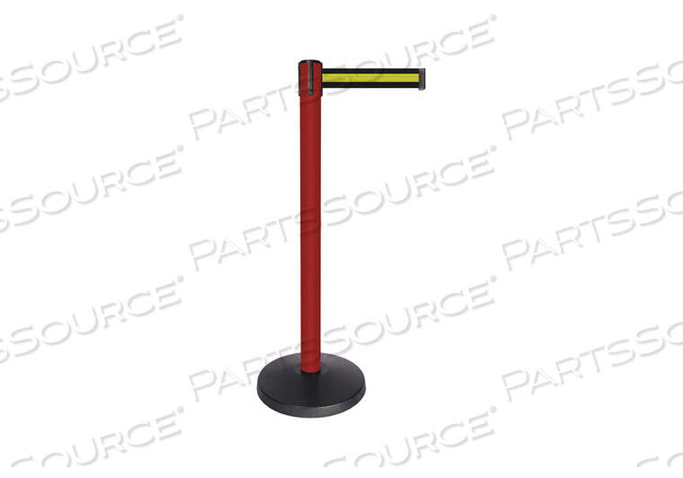 OEM#: QPLUS-21-S4БАРЬЕРНЫЙ СТОЙКИЙ ЛЕНТА КРАСНЫЙ ЧЕРНЫЙ/ЖЕЛТЫЙ ПОЛОСА от Queueway