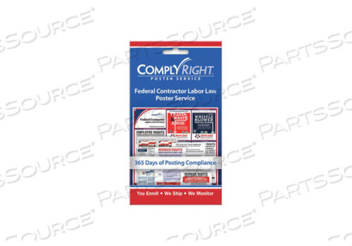 OEM#: CRPS03ПЛАКАТ ПО ТРУДОВОМУ ПРАВУ, СЕРВИСНАЯ КАРТА НА АНГЛИЙСКОМ ЯЗЫКЕ от Complyright