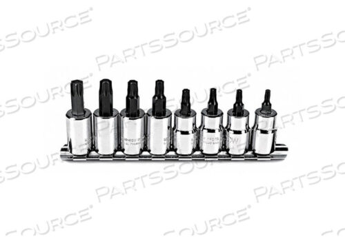 OEM#: J5239CНАБОР ТОРЦЕВЫХ БИТ 3/8 ДЮЙМА DR 8 ПРЕДМЕТОВ TORX от Proto