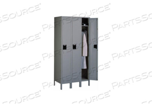 OEM#: STS-121572-3MGШКАФЧИК ГАРДЕРОБНЫЙ LVRD 3 ШИРИНЫ 1 ЯРУС СЕРЫЙ от Tennsco Corp.