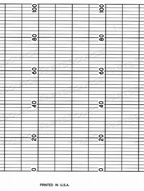OEM#: CLH GD204552ДИАГРАММА ЛЕНТА, СЛОЖЕННАЯ В ФОНО ДИАПАЗОН ОТ 0 ДО 100 52 ФУТА от Graphic Controls, LLC