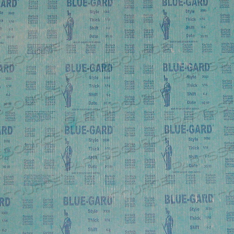 OEM#: 3000GASKET ARAMID FIBER 1/8 ДЮЙМА T 15 X 15 ДЮЙМОВ от Garlock Sealing Technologies