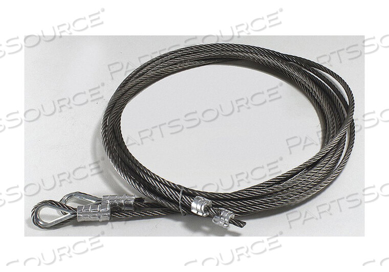 OEM#: CAS18-164ПРУЖИННЫЙ ПОДЪЕМНЫЙ КАБЕЛЬ 1/8 ДЮЙМА 164 ДЮЙМА PK2 от American Garage Door Supply