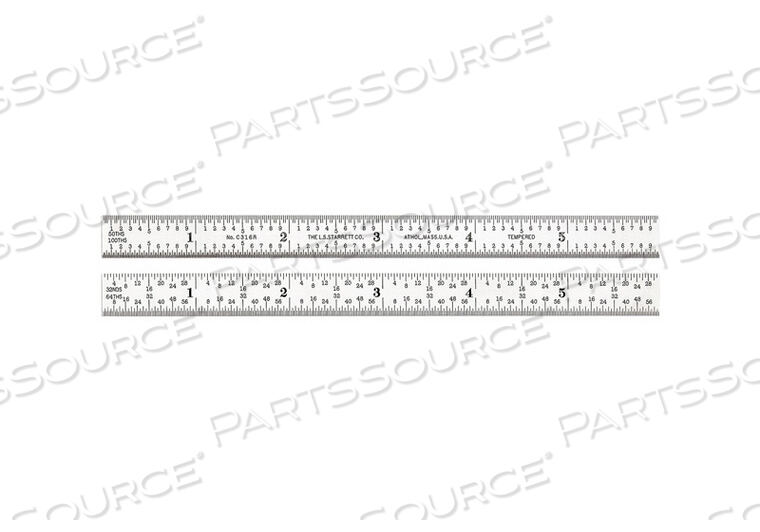 OEM#: C416R-48STEEL RULE HEAVY SPRING-TEMPERED 48 ДЮЙМОВ от Starrett