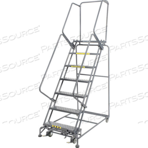 OEM#: FS073014PПЕРФОРИРОВАННАЯ 24W 7-СТУПЕНЧАТАЯ СТАЛЬНАЯ ЛЕСТНИЦА НА РОЛИКЕ 14D С ВЕРХНЕЙ СТУПЕНЬКОЙ - ЗАМОК ТИП B от Ballymore