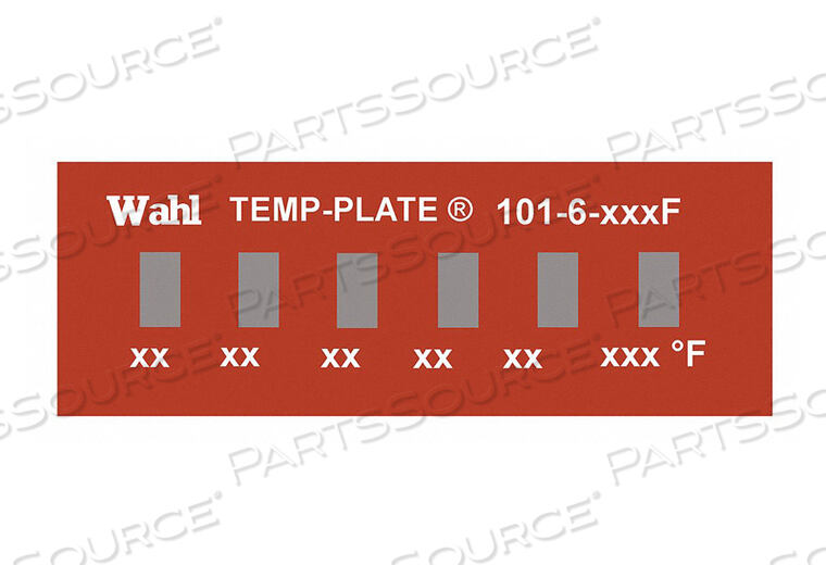 OEM#: 101-6-170FNON-REV TEMP INDICATOR MYLAR PK10 от Wahl