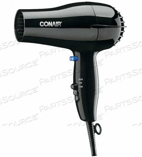 OEM#: 047BWHAIRDRYER HANDHELD BLACK 1600 WATTS by Conair