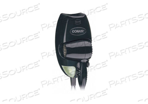 OEM#: 134BWHAIRDRYER WALLMOUNT BLACK 1600 WATTS by Conair