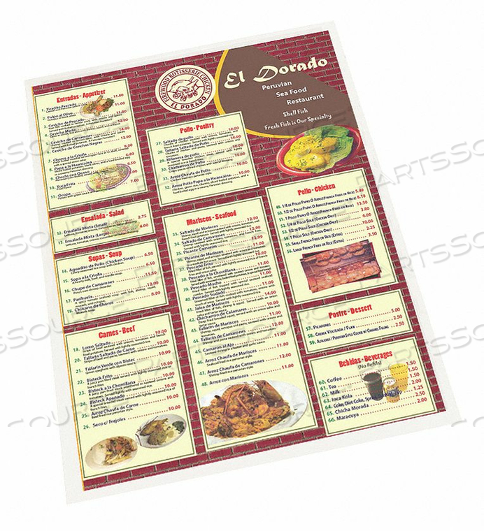 OEM#: MENU-07 ПАКЕТЫ ДЛЯ ГОРЯЧЕГО ЛАМИНИРОВАНИЯ 12X18 ДЮЙМОВ PK100 от Sircle