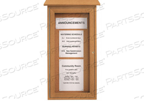 OEM#: UVDM1634-CEDAR16W X 34H МИНИ-ДОСКА ДЛЯ ОБЪЯВЛЕНИЙ ИЗ ПРОБКИ С КЕДРОВОЙ РАМКОЙ от United Visual Products