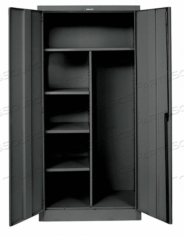 OEM#: 855C24MECOMBO WARDROBE CABINET 78 H 36 W BLACK by Hallowell