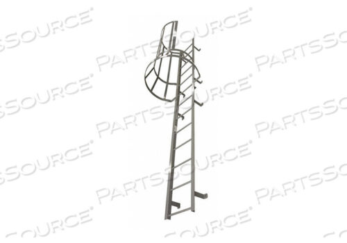 OEM#: M25SC L9 C1 ФИКСИРОВАННАЯ ЛЕСТНИЦА С КАРКАСОМ БЕЗОПАСНОСТИ 24 ФУТА 3 ДЮЙМА H от Cotterman