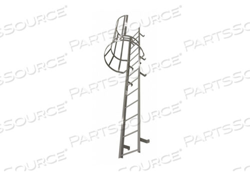 OEM#: M26SC L9 C1 ФИКСИРОВАННАЯ ЛЕСТНИЦА С КАРКАСОМ БЕЗОПАСНОСТИ 25 ФУТОВ 3 ДЮЙМА H от Cotterman