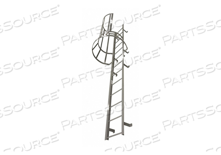 OEM#: M26SC L9 C1 ФИКСИРОВАННАЯ ЛЕСТНИЦА С КАРКАСОМ БЕЗОПАСНОСТИ 25 ФУТОВ 3 ДЮЙМА H от Cotterman