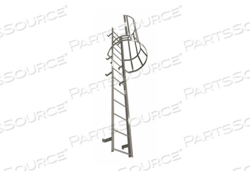 OEM#: M29SC L10 C1 ФИКСИРОВАННАЯ ЛЕСТНИЦА С КАРКАСОМ БЕЗОПАСНОСТИ 28 ФУТОВ 3 ДЮЙМА H от Cotterman