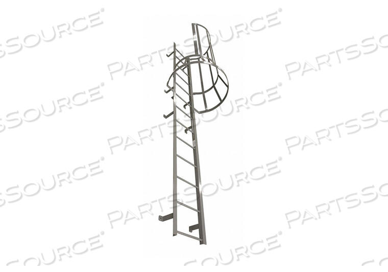 OEM#: M29SC L10 C1 ФИКСИРОВАННАЯ ЛЕСТНИЦА С КАРКАСОМ БЕЗОПАСНОСТИ 28 ФУТОВ 3 ДЮЙМА H от Cotterman