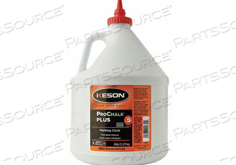 OEM#: PM105REDMARKING CHALK WATERPROOF RED 5 LB. от Keson