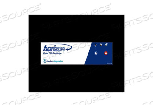 Заменяет Drucker Diagnostics, Inc. (ранее QBC Diagnostics) 7724031ЭТИКЕТКА ПЕРЕДНЕЙ ПАНЕЛИ ДЛЯ 755