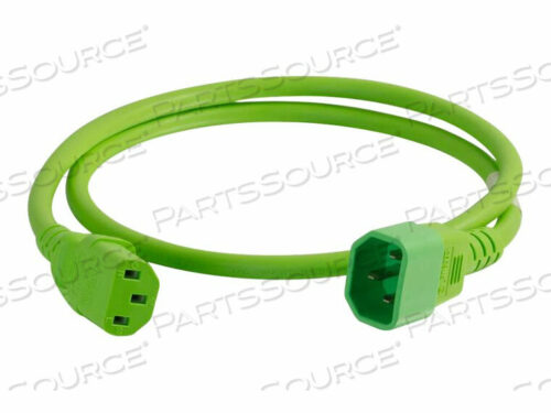 OEM#: 17549ШНУР ПИТАНИЯ, 5 ФУТОВ, 15 А, 250 В, IEC 320-C14 НА IEC 320-C13, ЗЕЛЕНЫЙ от Legrand AV (C2G)