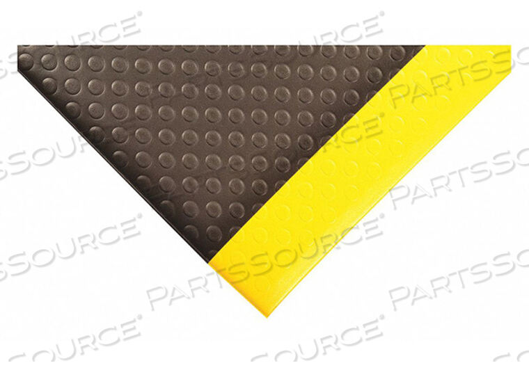 OEM#: 417R0048BYANTIFATIGUE RUNNER BLACK YLLWBRDR 4X60FT от Notrax