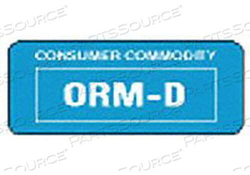 OEM#: 36031PLSLABEL ORM-D-AIR PK100 от Brady Americas